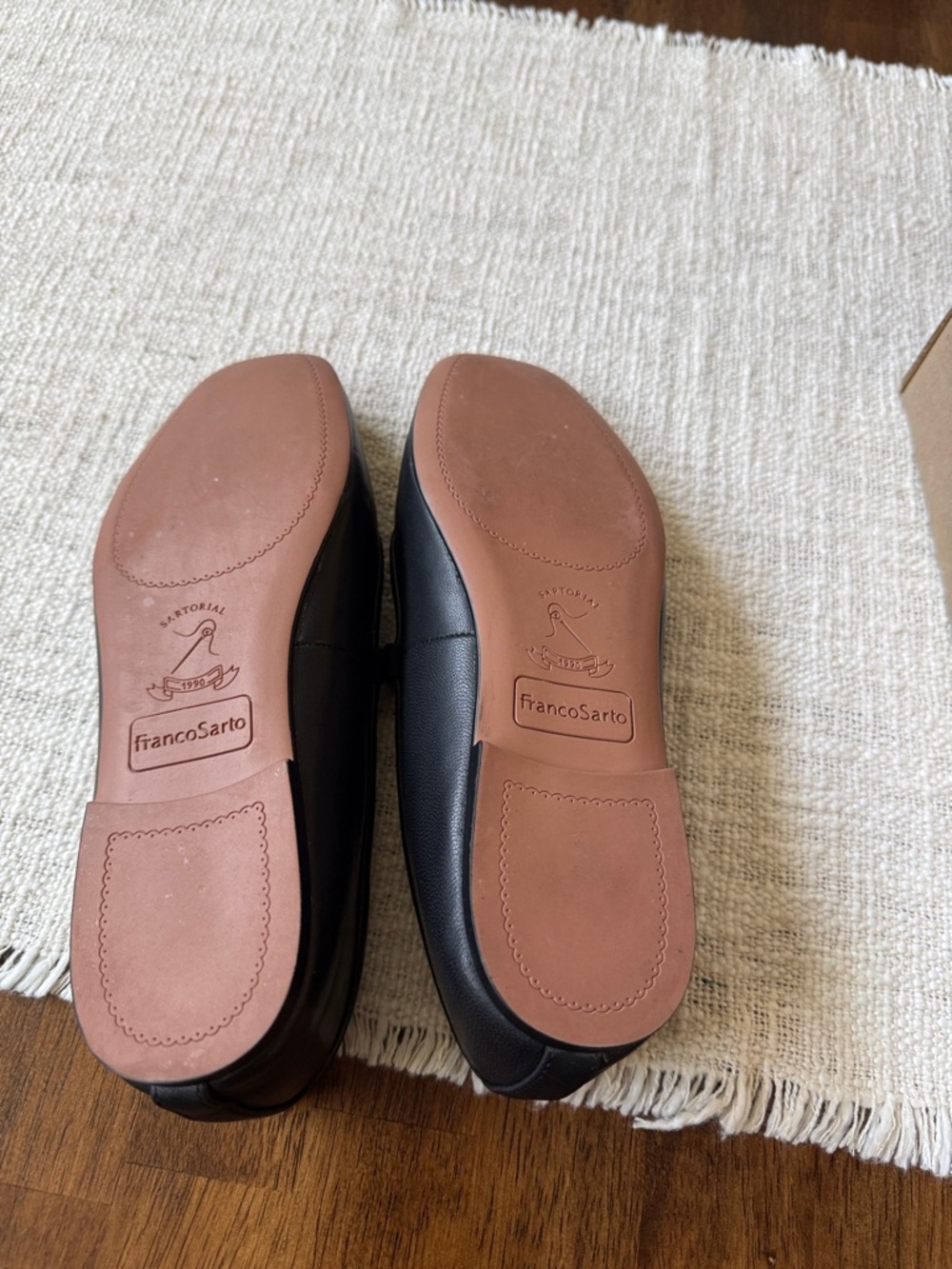 Franco Sarto Black Mary Jane Ballet Flats - Picture 3 of 3